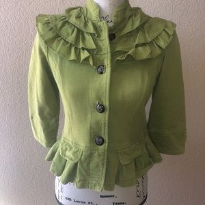 Anthropologie Nick & Mo cropped jacket.